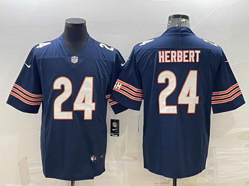 Men Chicago Bears #24 Herbert Blue 2022 Nike Limited Vapor Untouchable NFL Jersey->chicago bulls->NBA Jersey